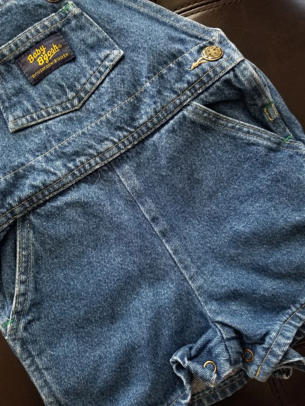 ❗Vintage Oshkosh B'Gosh Blue Denim Overalls 18M❗